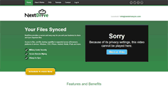 Desktop Screenshot of nextdrivesync.com
